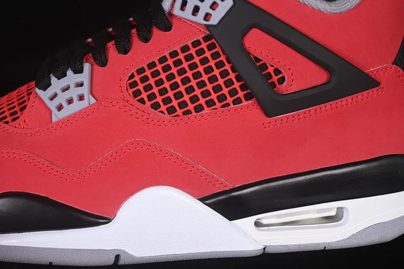 All categories Air Jordan Jordan series basketball shoes Air Jordan 4 LJR version Air Jordan 4 "Toro" AJ4 Joe 4 Big Red Bull replica basketball shoes FQ8138-600